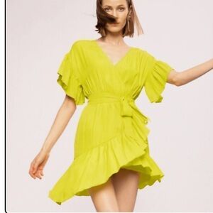 Nissa ASYMMETRICAL DESIGN VISCOSE DRESS